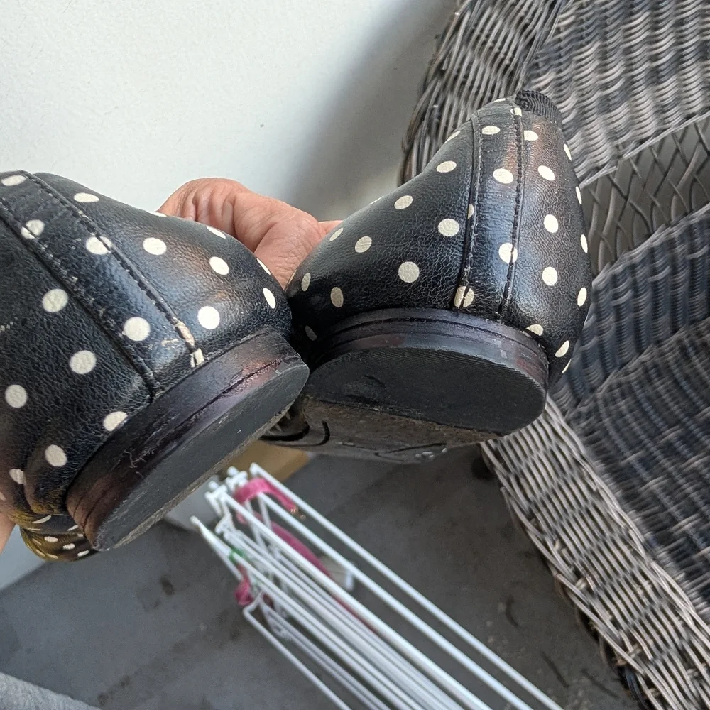 Tory Burch Minnie Polka Dot Flats Size 8.5